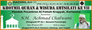 haflah wisuda amtsilati ke VII PP. Al Fattah